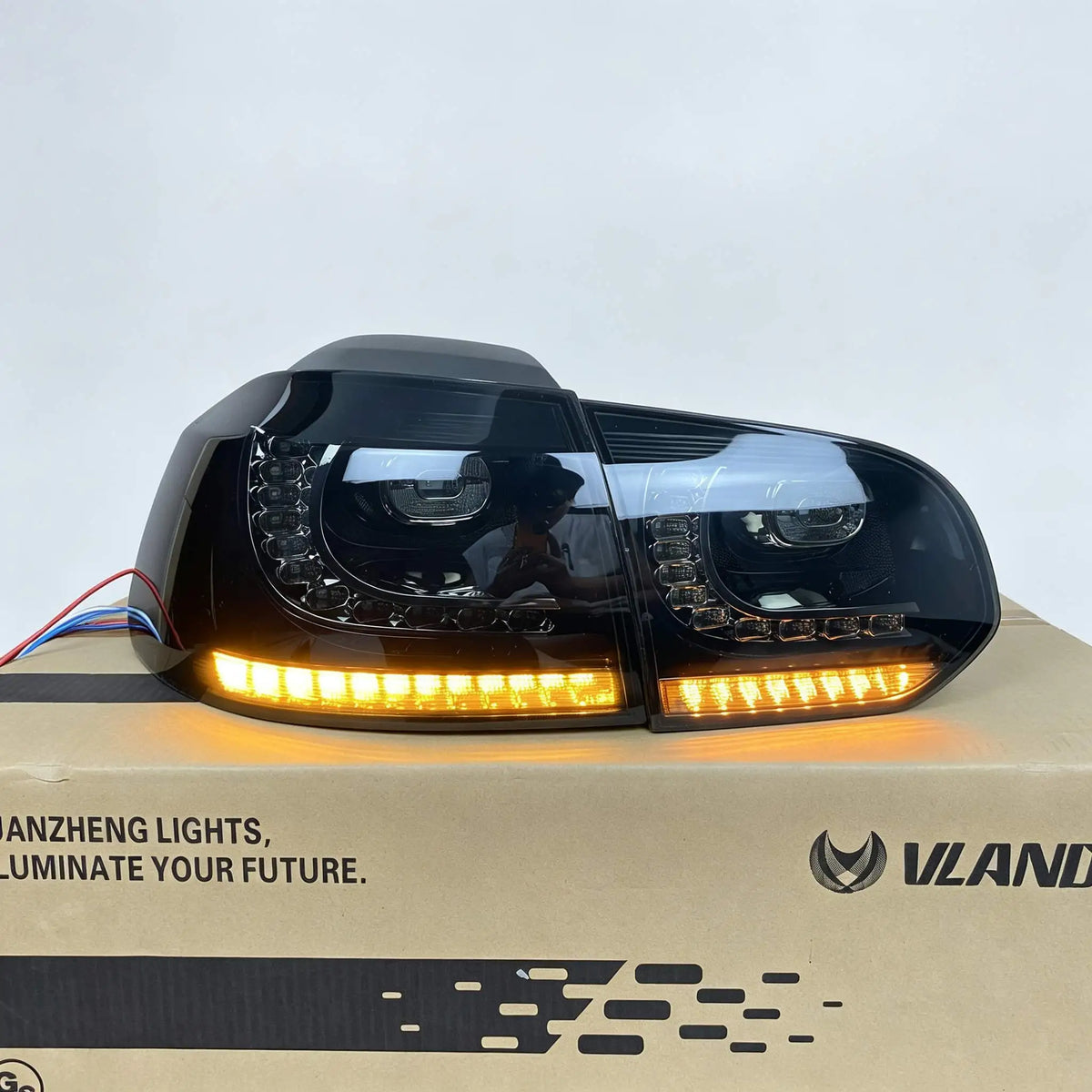 For Golf 6 Tail Light Assembly 2010-2012 Modified Flowing