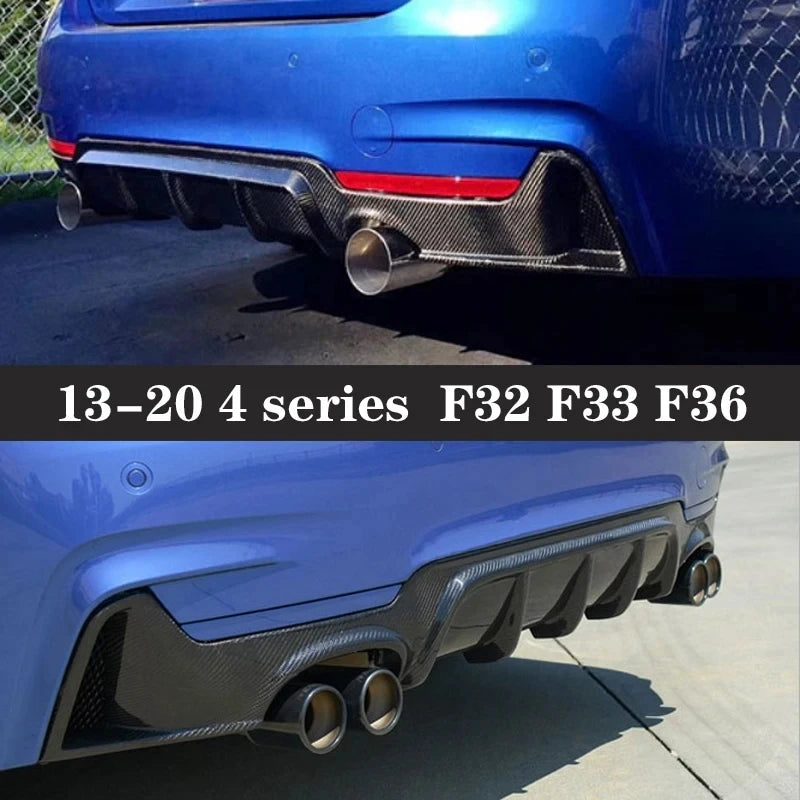 For BMW 4 Series F32 F33 F36 Upgrade Carbon Fiber Rear Bumper
