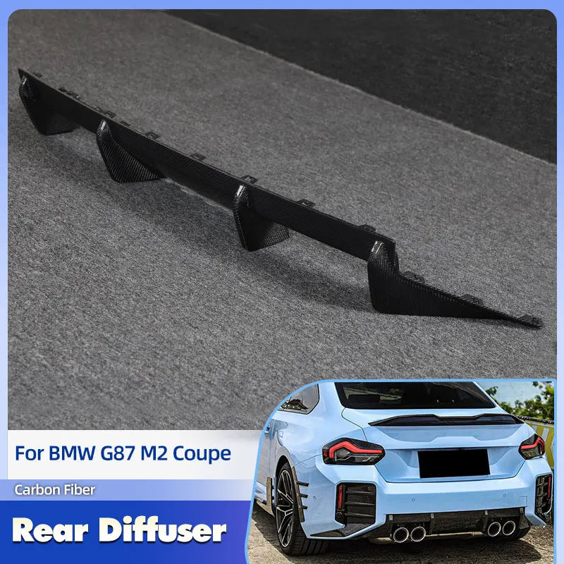 For BMW G87 M2 Coupe 2023-2025 Rear Bumper Diffuser Lip Spoiler
