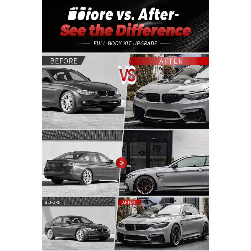 For F80 M3 F82 M4 2014-2020 Mp Dry Carbon Fiber Body Kit Front