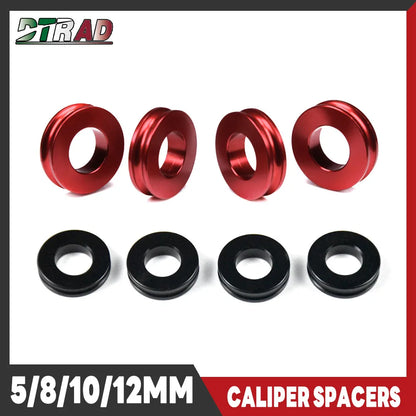 For Yamaha 5MM 8MM 10MM 12MM 4PCS Front Brake Caliper Spacers