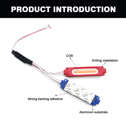 2PCS Strobe Module Injection Molded Design Can Drive Lamps