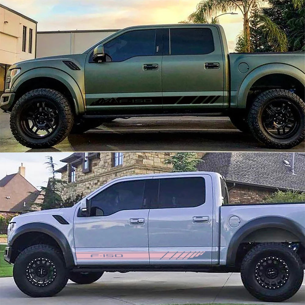 For Ford F150 Raptor Xtl Lariat Pickup Door Side Stripe Stickers