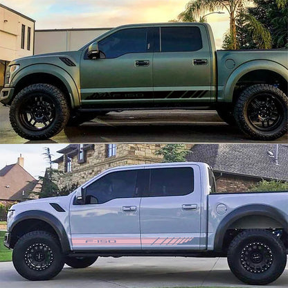 For Ford F150 Raptor Xtl Lariat Pickup Door Side Stripe Stickers