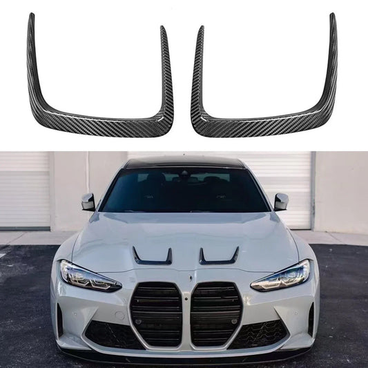 For BMW G80 G82 G83 M3 M4 2021 Front Hood Scoop Vent Frame Trim