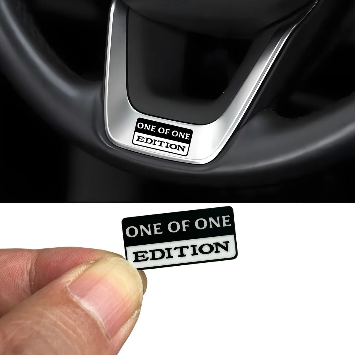 2PCS Set One Edition Sticker Waterproof Vinyl Decal Jdm