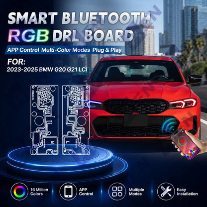For Euro 2023-2025 BMW G20 G21 RGB Angel Eye Drl Boards Lci 320I