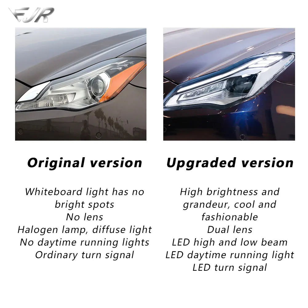 For Maserati Quattroporte 2014-2017 Upgrade Plug Ejr Headlights