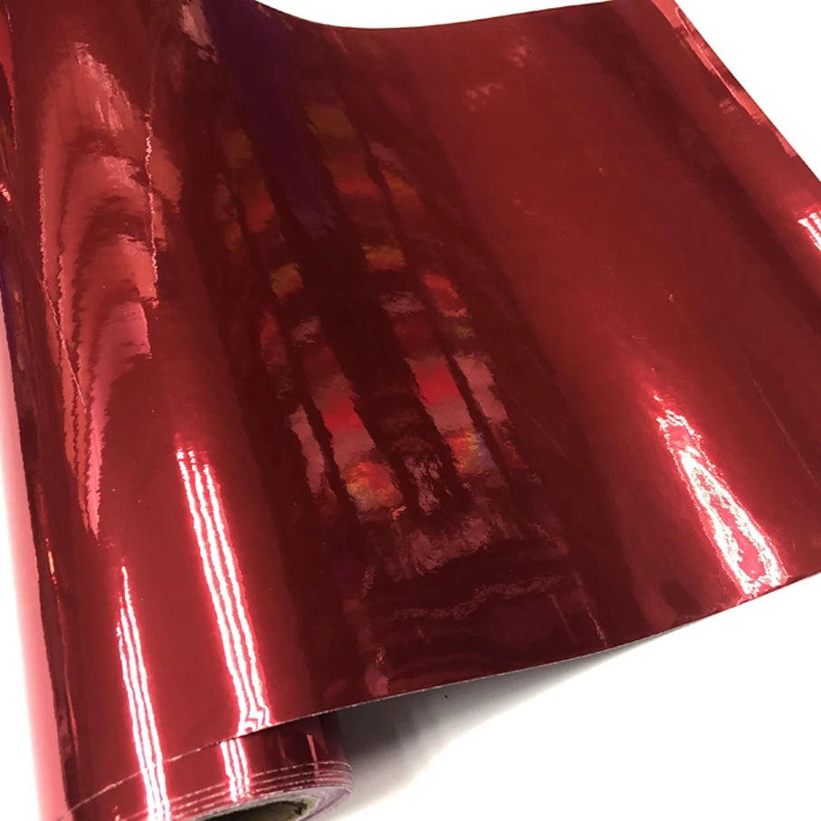 Newest Stretchable Waterproof Uv Protected Red Chrome Mirror