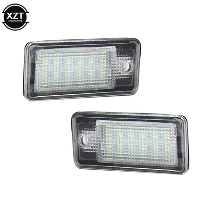 For Audi A3 S3 A4 S4 2PCS Canbus Number License Plate 12V C6 A8