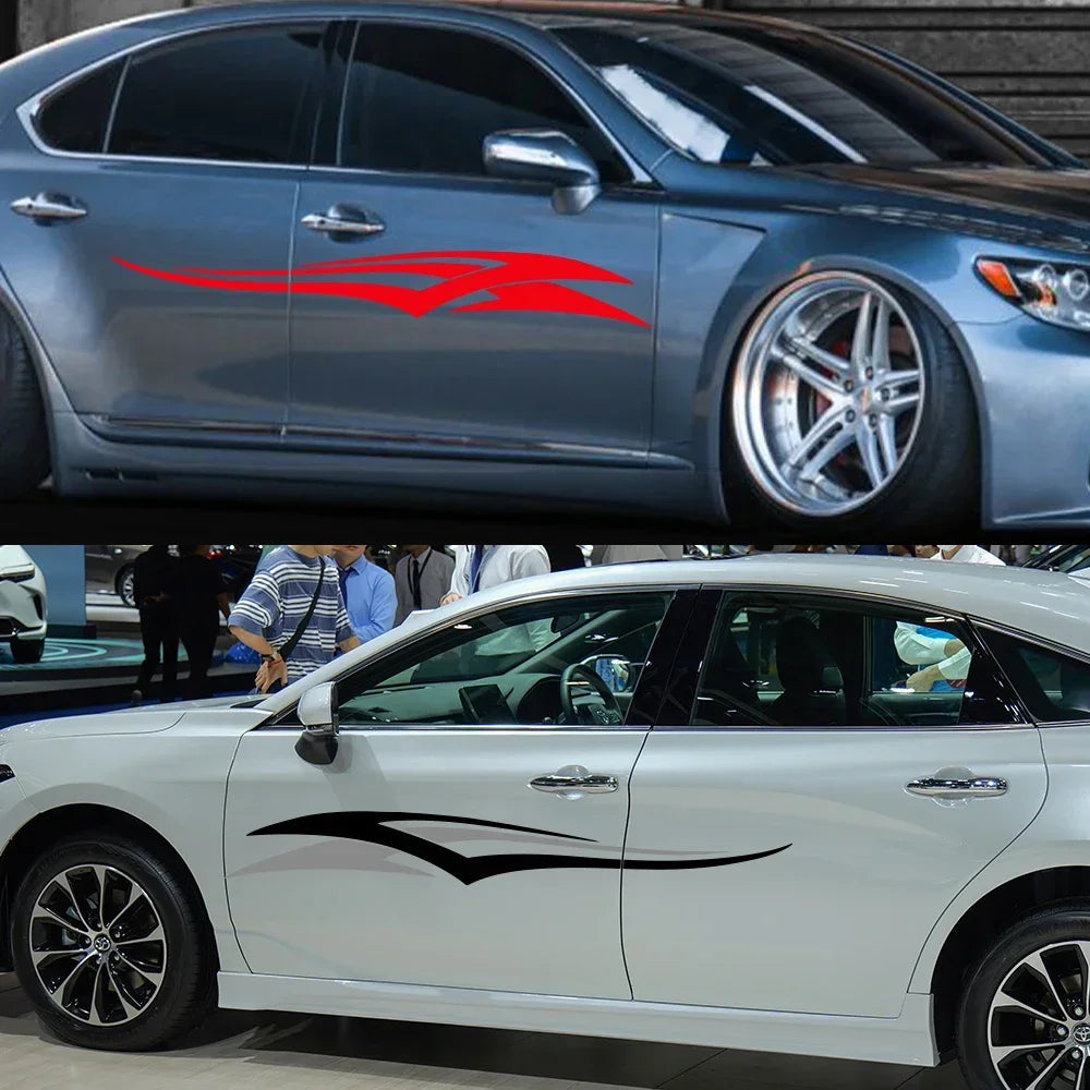 150x20cm Body Side Stickers Graphics Stripes Decal Waterproof