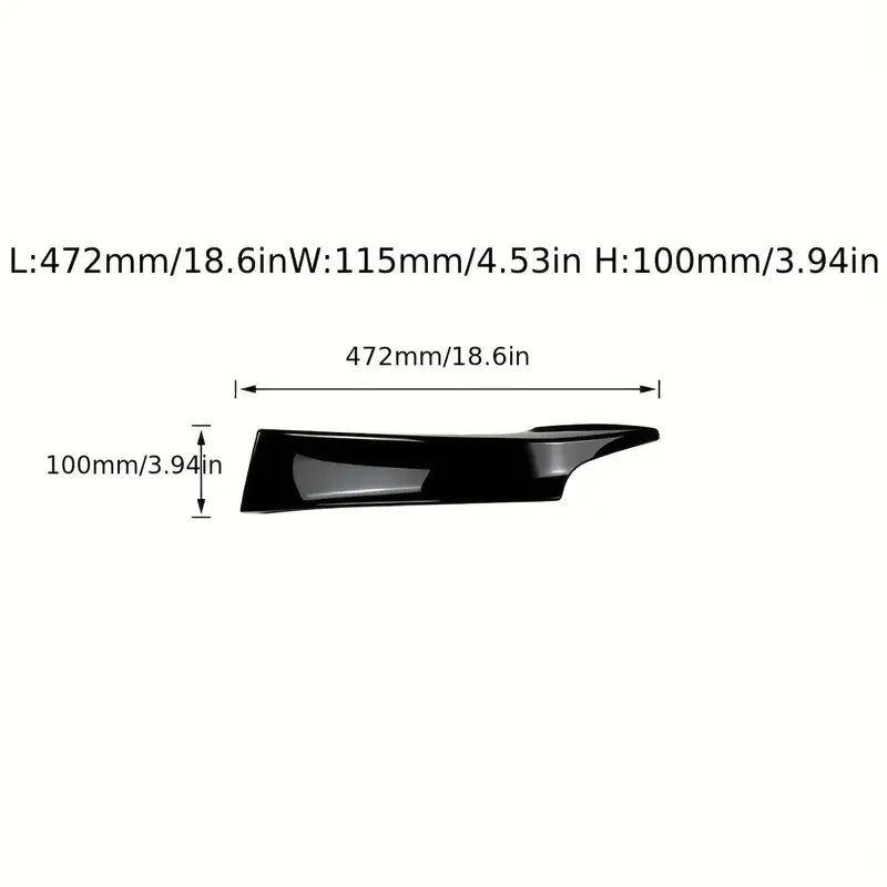 For BMW F20 F21 Pre-LCI M Front Bumper Splitter Canards Sport