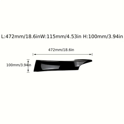 For BMW F20 F21 Pre-LCI M Front Bumper Splitter Canards Sport