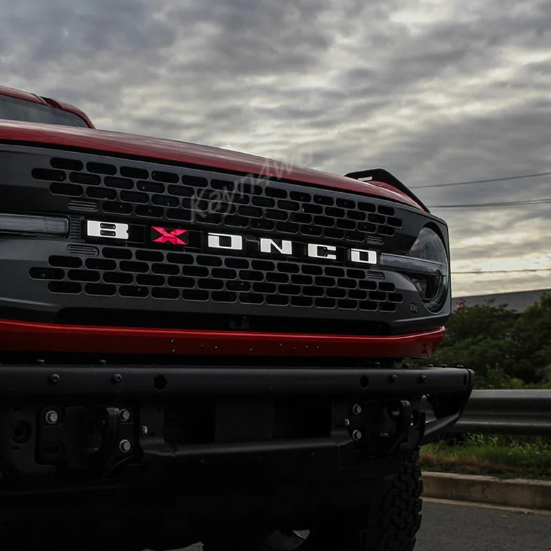 For Ford Bronco 2021-2023 2 4 Off Road 4X4 Exterior Front Grille