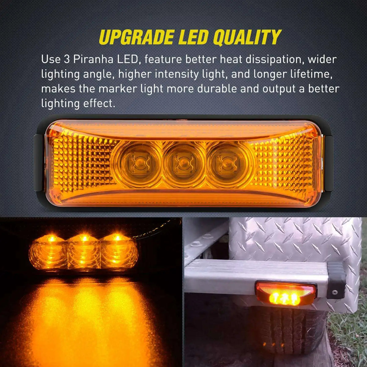 For Trailer Boat Auu 3.9 Inch Leds Truck Trailer Front Rear Side