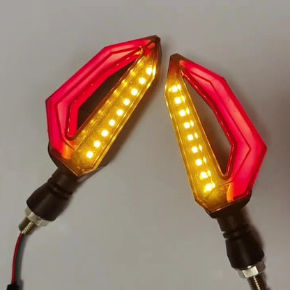 For 12V Universal Eectric Vehicle LED A Pair Motorcycle Modified