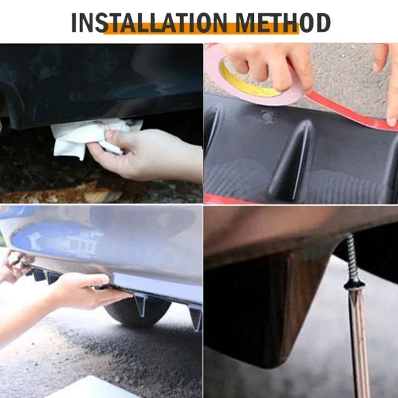 For Honda eNP1 Shark Fin Rear Diffuser Split Chassis Spoiler