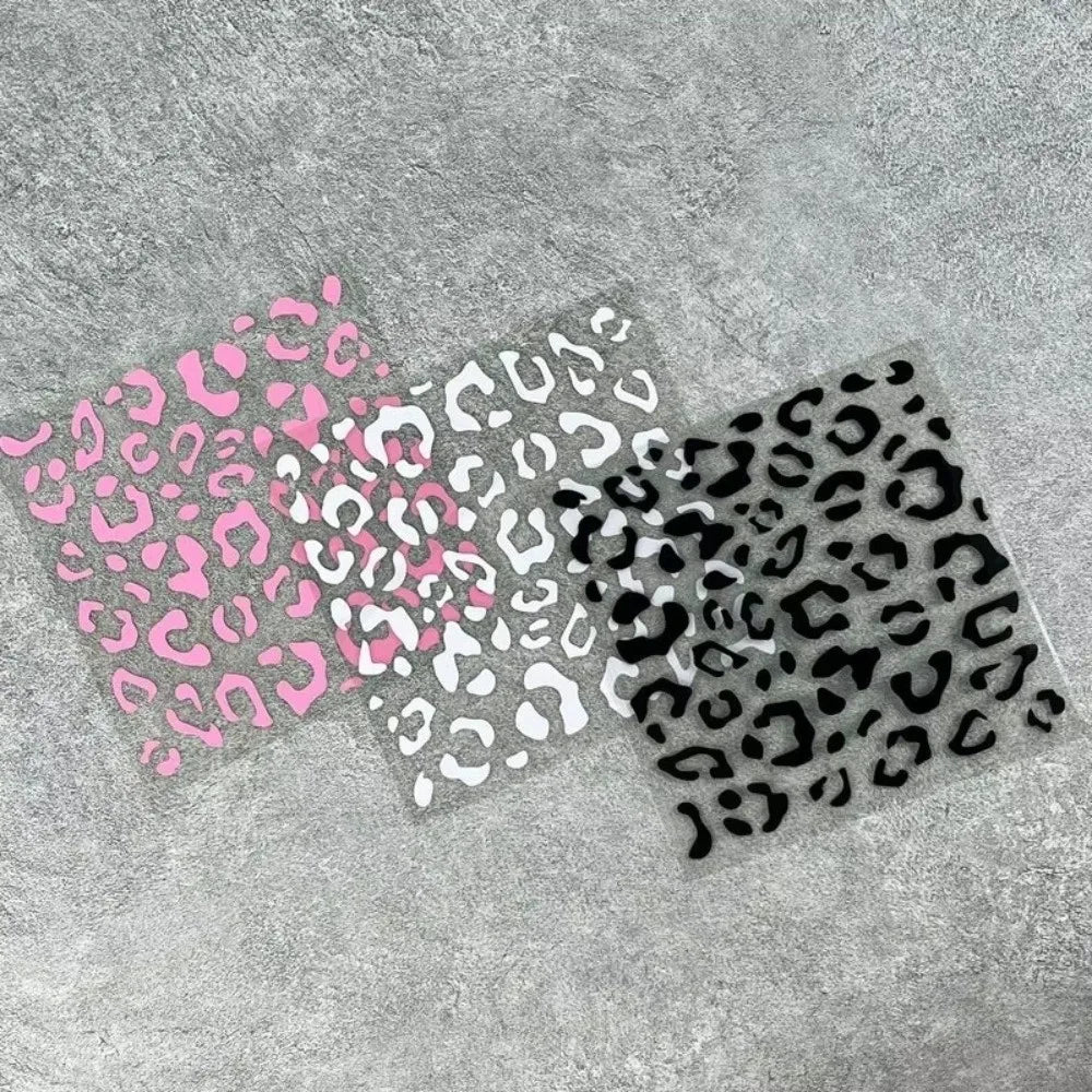 Leopard Print Stickers Waterproof 15CM Wall Decal Pvc Vinyl