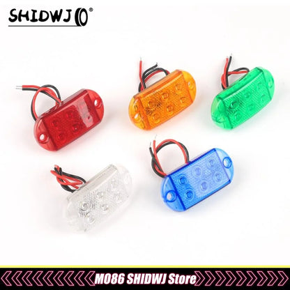Set 12-80v Trailer Truck Signal Indicator 6leds high-brightness