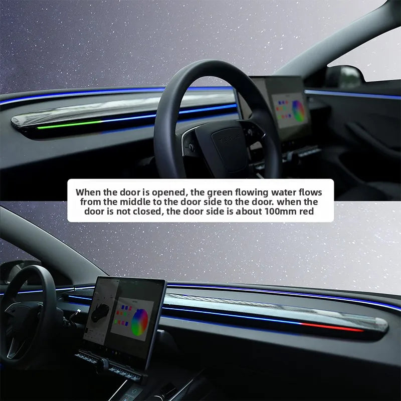 For Tesla Model 3 Y Smart Air Vent Ambient System Blind Spot