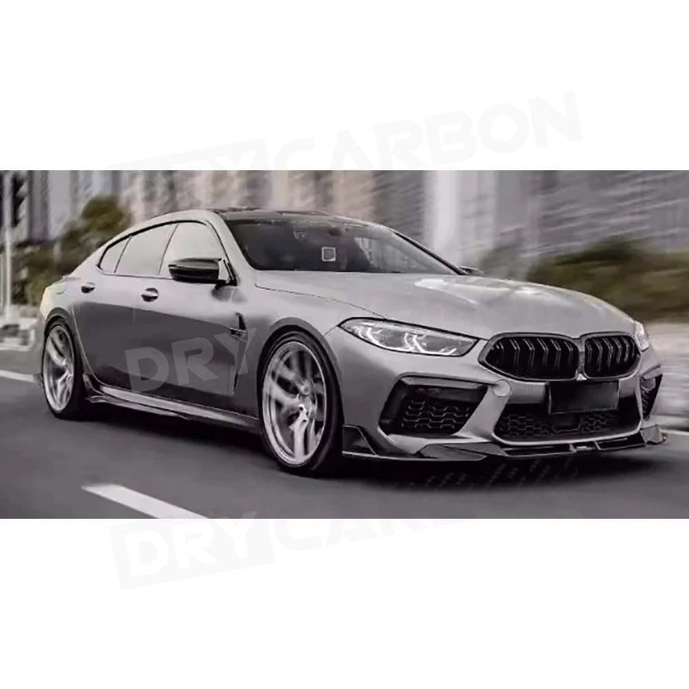 For BMW 8 Series G16 F93 Dry Carbon Fiber Side Skirts Aprons