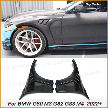 For BMW G80 M3 G82 G83 Dry Carbon Fiber Front Fenders M4 2021