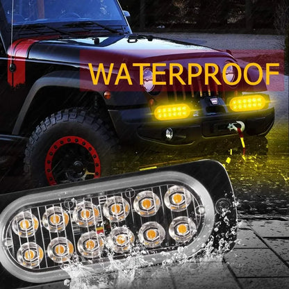 For Trailer In 48LED Emergency Strobe 12V Flashing Truck Van SUV