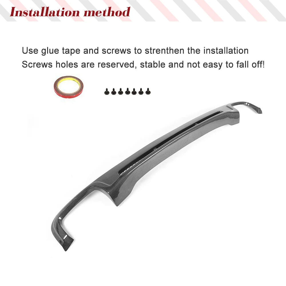 For BMW 5 Series F10 F18 Carbon Fiber Rear Bumper Racing