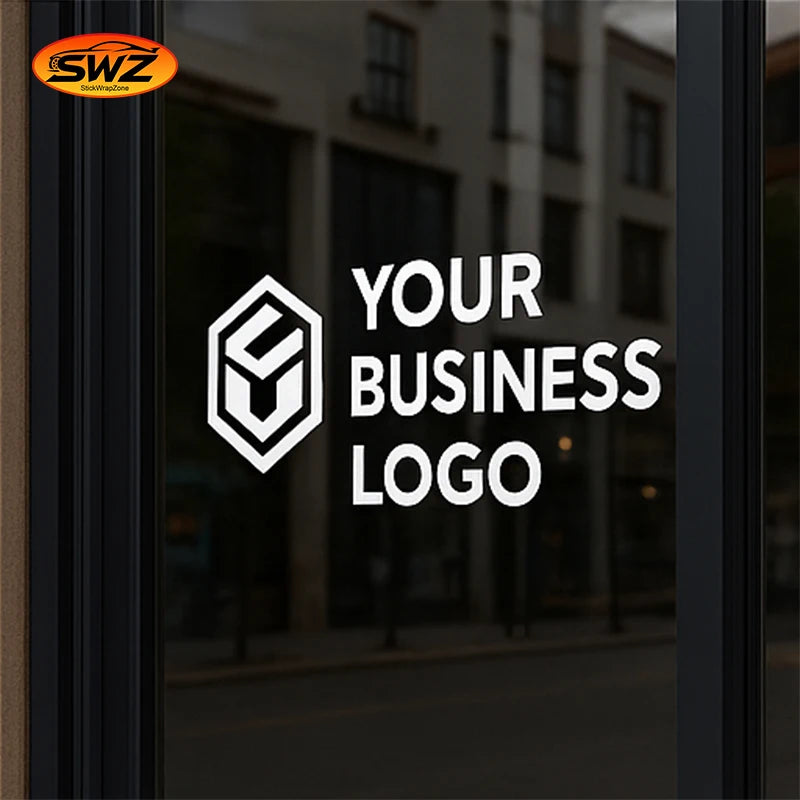 Custom Business Logo Sticker Personalized Company Branding Decal