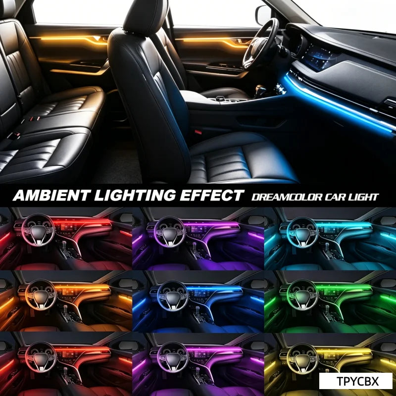 For Auto Diy Cuttable Flexible Decorative Ambient 110CM Acrylic