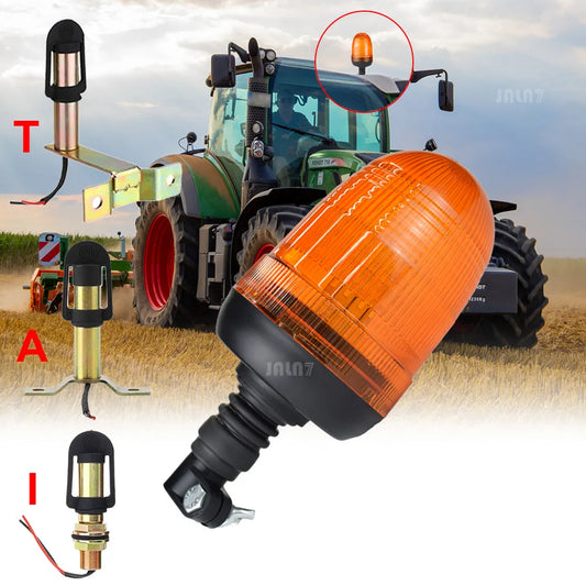 For Golf Cart Amber Beacon Hazard Warning Safety Strobe Truck