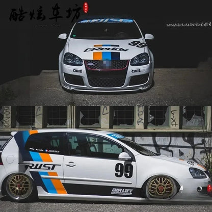 For Volkswagen Polo Golf7 Gti Golf8 Vinyl Stickers Body Side