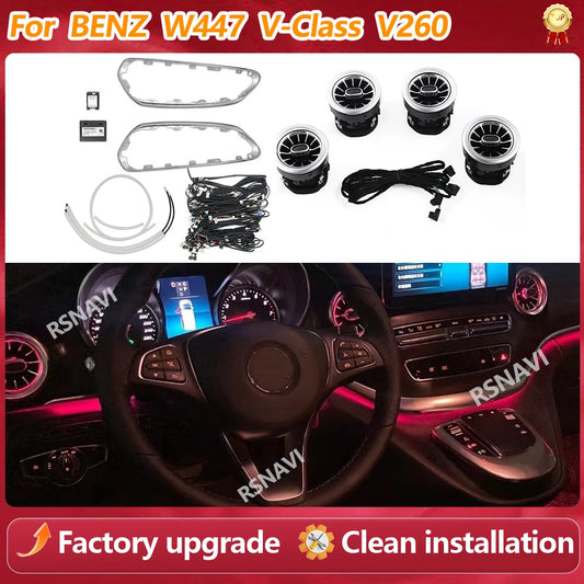 For Mercedes Benz V-Class W447 V260 Colour Ambient Ventrefit
