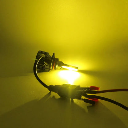 2X 3570 60W H4 Lemon Green Fog Bulb H8