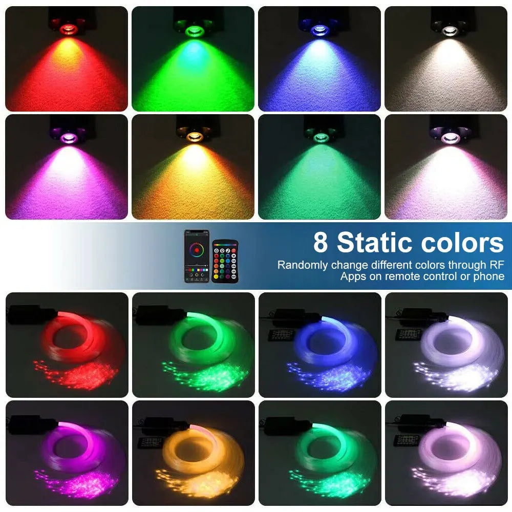 Starry Sky Fiber Optic Atmosphere Music Control Ceiling RGB