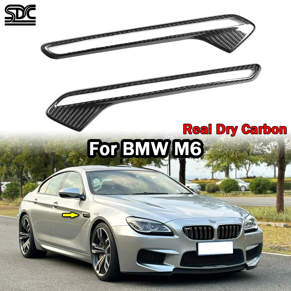 For BMW M6 Series F06 F12 Full Dry Carbon Fiber Front Fender