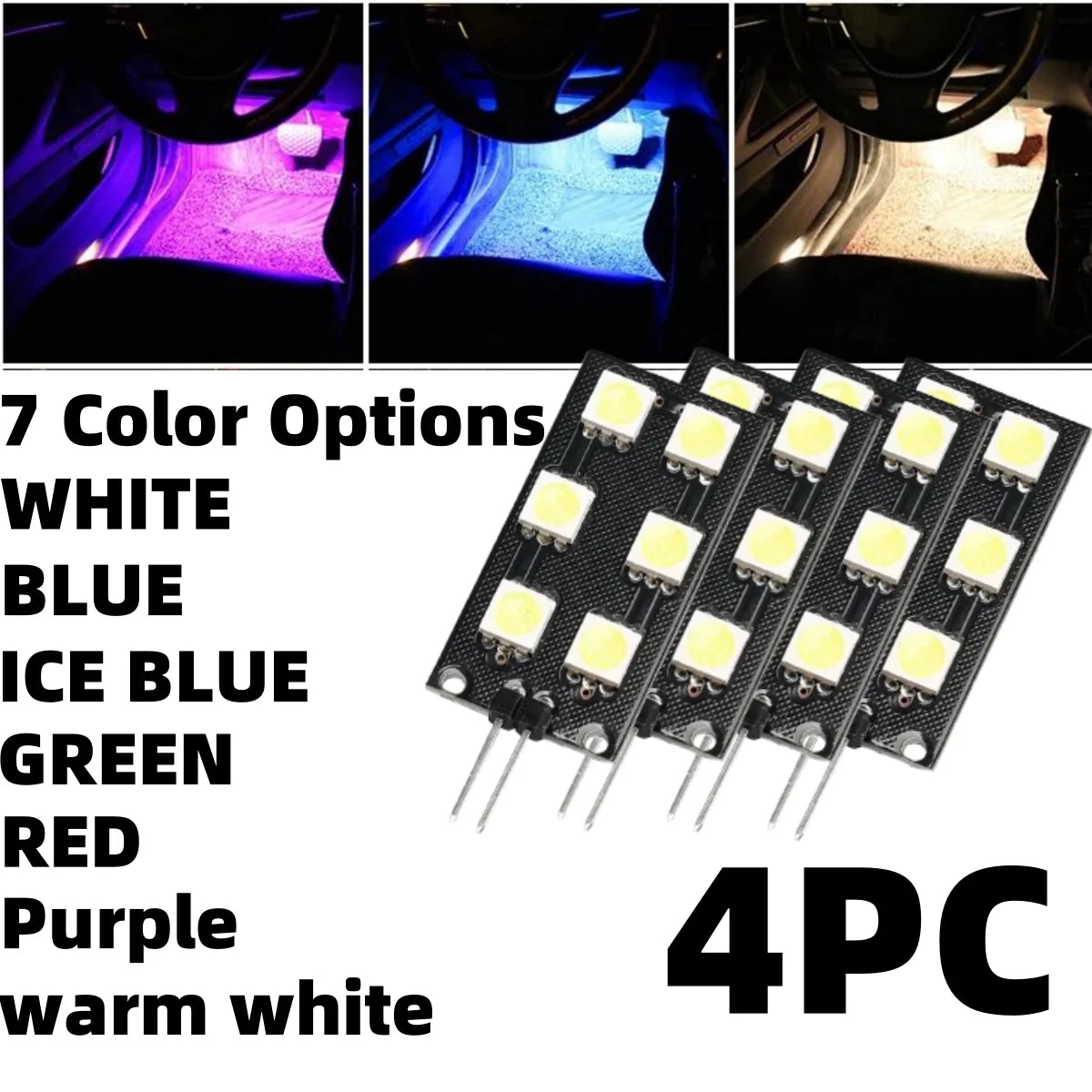 For Audi A4L A5 A6L Q5 4PCS Footwell Courtesy Door Foot Nest Q7