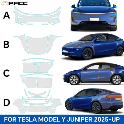 For Tesla Model Y Juniper 2025 Pfcc Paint Protection Film