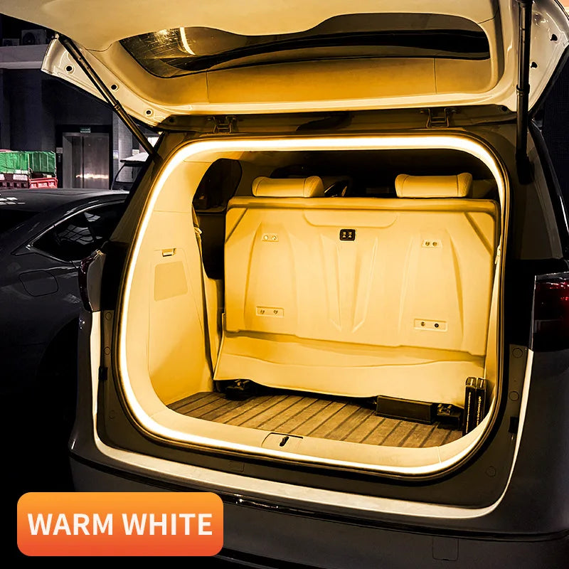 For Vehicle Silicone Trunk Ambient Flowing non-destructive