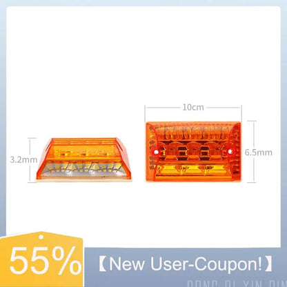 Happy Durable 8PCS Side Markers Indicator Lamps Tail Trucks