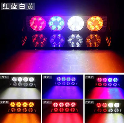 Head Suction Cup Emergency Strobe Power Flash Warning Beacon