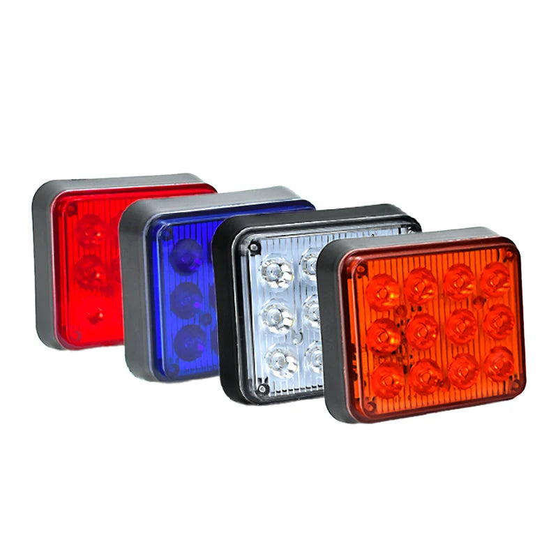 12LED Battery Charging Warning Emergency Safety Strobe Taillight