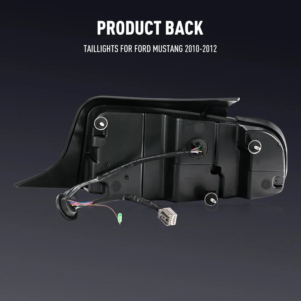 For Ford Mustang 2010-2012 Drl Reverse Pair Tail Brake Turning