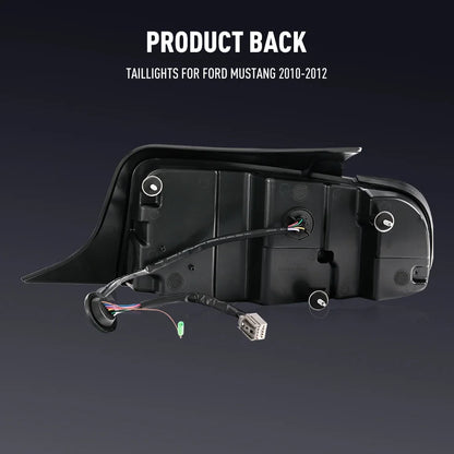 For Ford Mustang 2010-2012 Drl Reverse Pair Tail Brake Turning