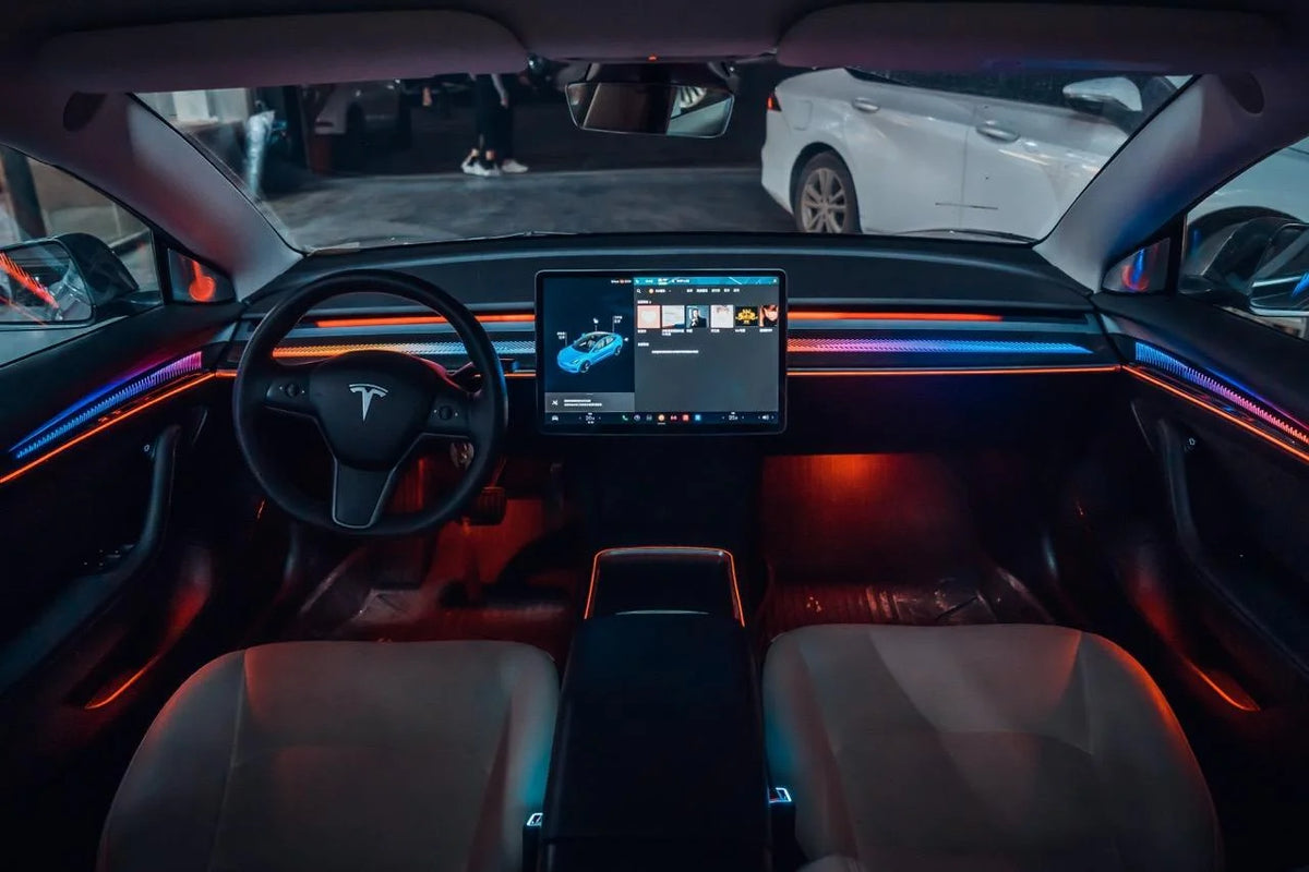 For Tesla Model 3 Y 2021-2023 Upgrade 256 Colors Symphony