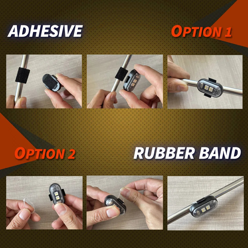 Modern 4X Wireless Remote Control Strobe Warning Colors Aircraft