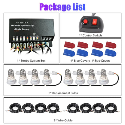 120W Hid Bulb IN1 Hide A Way Emergency Warning