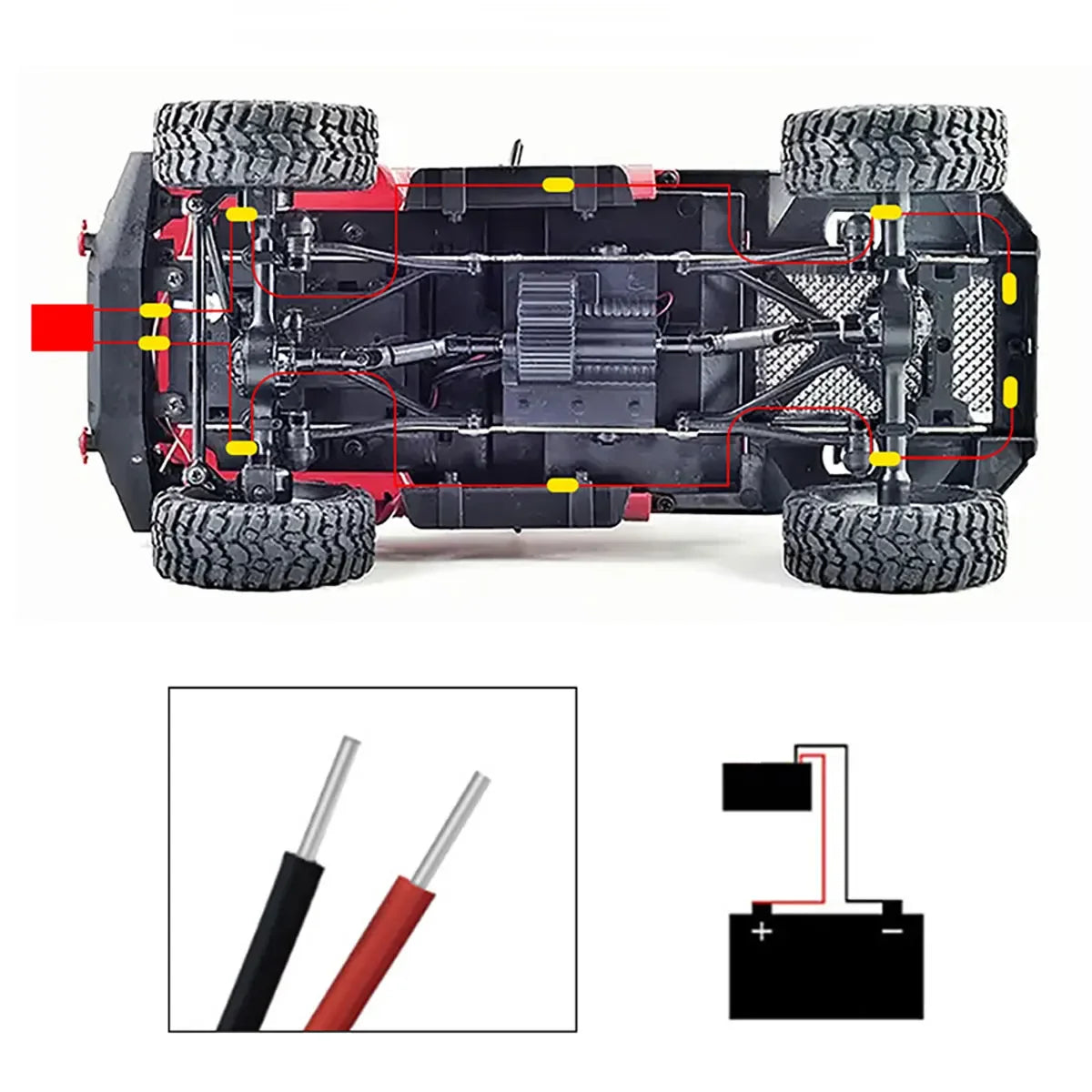 For Jeep 12PCS RGB Neon Rock 3D Lens Underglow Chassis Truck