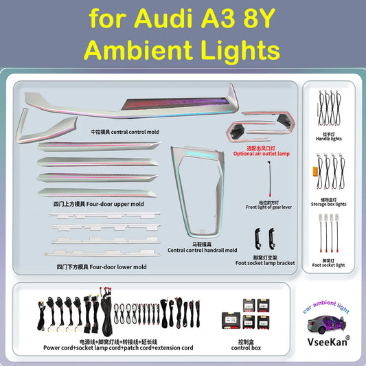 For Audi A3 8Y Ambient Lights Welcome Inquire Get Prices