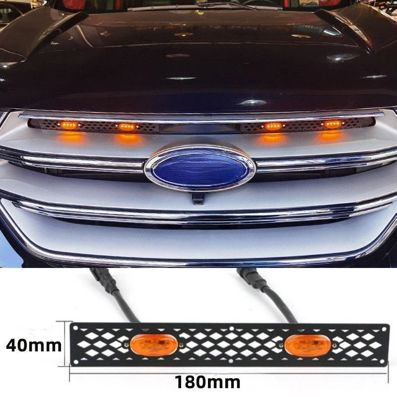 For Ford Edge LED Front Grille Daytime Running Yellow Small